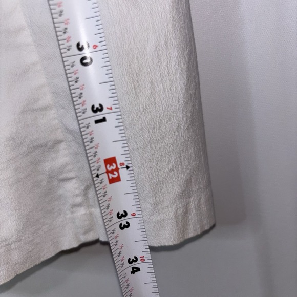 Abercrombie & Fitch White High Neck Mini Dress Sleeveless Back Zip Medium Tall - Picture 7 of 9